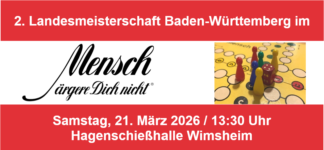 2. Landesmeisterschaft im Mensch-ärgere-Dich-nicht®